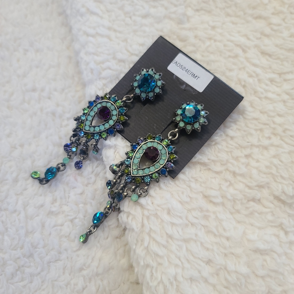 Natural Stone Chandelier Dangle Earring